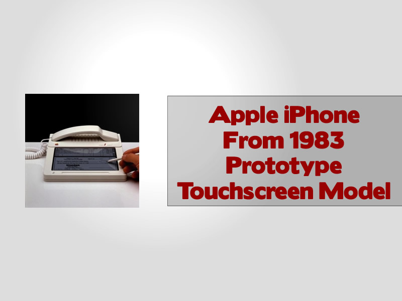 Apple iPhone From 1983 Prototype Touchscreen Model