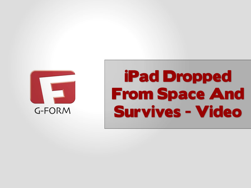 iPad Dropped From Space